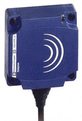 Telemecanique Sensors - NPN, NC, Flat, Inductive Proximity Sensor - 3 Wires, IP68, 12 to 24 VDC, 40mm Wide - Americas Industrial Supply