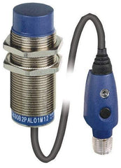 Telemecanique Sensors - NPN, 11 to 18mm Detection, Cylinder, Inductive Proximity Sensor - 3 Wires, IP67, IP69, 12 to 24 VDC, M30x1.5 Thread, 63mm Long - Americas Industrial Supply