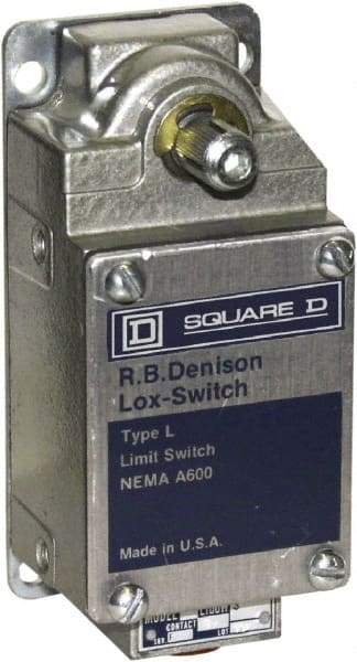 Square D - 3PDT, 2NO/NC, 600 Volt Screw Terminal, Rotary Spring Return Actuator, General Purpose Limit Switch - 1, 2, 4, 12, 13 NEMA Rating, IP67 IPR Rating - Americas Industrial Supply