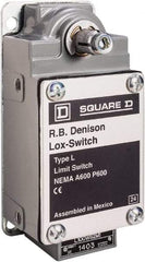 Square D - DPDT, NC/NO, 600 Volt Screw Terminal, Rotary Spring Return Actuator, General Purpose Limit Switch - 1, 2, 4, 12, 13 NEMA Rating, IP67 IPR Rating - Americas Industrial Supply