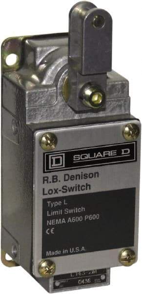 Square D - 10 Amp, NC Configuration, Right Hand Operation, Rope Operated Limit Switch - Automatic Reset, Cable Pull, 600 VAC - Americas Industrial Supply