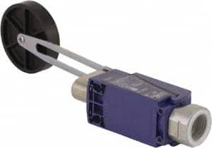 Telemecanique Sensors - NC/NO, 240 VAC, Screw Terminal, Roller Lever Actuator, General Purpose Limit Switch - 1, 2, 4, 6, 12, 13 NEMA Rating, IP66, IP67 IPR Rating - Americas Industrial Supply