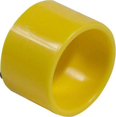 Schneider Electric - Extended Mushroom Head Pushbutton Switch Guard - Yellow, Round Button, Nonilluminated - Americas Industrial Supply