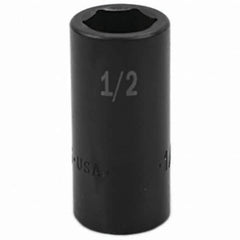 SK - Impact Socket - 3/8"DR 6PT 1/2" SEMI-DEEP IMPACT SOCKET - Americas Industrial Supply