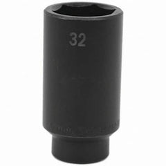 SK - Impact Socket - 1/2"DR 32MM DEEP IMPACT SOCKET - Americas Industrial Supply