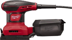 Milwaukee Tool - 14,000 OPM, Electric Orbital Sander - Rectangular, Palm Sander, 3 Amps - Americas Industrial Supply