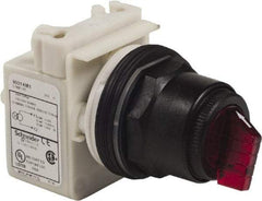 Schneider Electric - 30mm Mount Hole, 3 Position, Knob Operated, Selector Switch Only - Momentary (MO), Nonilluminated, without Contact Blocks, Shock and Vibration Resistant - Americas Industrial Supply