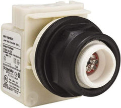 Square D - Extended Straight Pushbutton Switch Operator - Red, Round Button, LED Lamp, Illuminated - Americas Industrial Supply