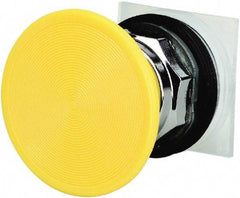 Schneider Electric - 30mm Mount Hole, Extended Straight, Pushbutton Switch Only - Yellow Pushbutton, Momentary (MO) - Americas Industrial Supply
