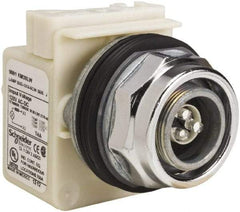 Schneider Electric - 120 V LED Pilot Light - Round Lens, Screw Clamp Connector - Americas Industrial Supply