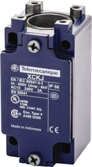 Telemecanique Sensors - 3.7 Inch Long, Metal Body, Limit Switch Body - For Use with ZCKE05, ZCKE06, ZCKE08, ZCKE21, ZCKE23, ZCKE61, ZCKE619, ZCKE62, ZCKE629, ZCKE63, ZCKE64, ZCKE65, ZCKE66, ZCKE67 - Americas Industrial Supply