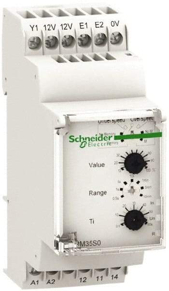 Schneider Electric - NC/NO, 24-240 VAC/DC Control Relay - DIN Rail Mount - Americas Industrial Supply