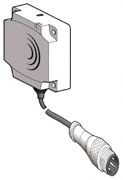 Telemecanique Sensors - NPN, 15 to 25mm Detection, Flat, Inductive Proximity Sensor - 3 Wires, IP67, 12 to 24 VDC, 40mm Wide - Americas Industrial Supply