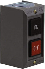 Schneider Electric - 2 Operator, Projecting Pushbutton Control Station - Off, On (Legend), Momentary Switch, NO/NC Contact, NEMA 1 - Americas Industrial Supply