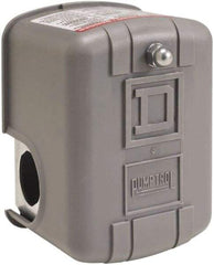 Square D - 1 and 3R NEMA Rated, 5 to 21 psi, Electromechanical Pressure and Level Switch - Adjustable Pressure, 575 VAC, L1-T1, L2-T2 Terminal, For Use with Square D Pumptrol - Americas Industrial Supply