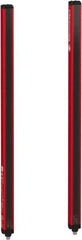 Telemecanique Sensors - 31 Beam, 24.02 Inch Height Protection, 10, 20m Max Sensing, 14 to 131°F, Hand Protection 4, Safety Light Curtain - 24 VDC, Red, Aluminum - Americas Industrial Supply