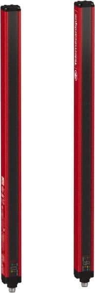 Telemecanique Sensors - 23 Beam, 18.11 Inch Height Protection, 10, 20m Max Sensing, 14 to 131°F, Hand Protection 4, Safety Light Curtain - 24 VDC, Red, Aluminum - Americas Industrial Supply