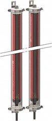 Telemecanique Sensors - 46 Beam, 35.83 Inch Height Protection, 8, 17m Max Sensing, 14 to 131°F, Hand Protection 4, Safety Light Curtain - 24 VDC, Red - Americas Industrial Supply