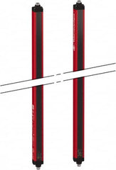 Telemecanique Sensors - 38 Beam, 29.92 Inch Height Protection, 4, 12m Max Sensing, 14 to 131°F, Hand Protection 4, Safety Light Curtain - 24 VDC, Red, Aluminum - Americas Industrial Supply