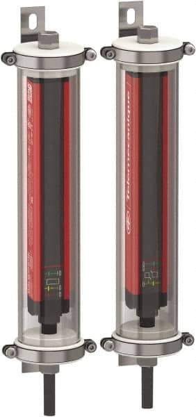 Telemecanique Sensors - 30 Beam, 12.2 Inch Height Protection, 2, 5m Max Sensing, -13 to 131°F, Finger/Hand Protection 4, Safety Light Curtain - 24 VDC, Red - Americas Industrial Supply