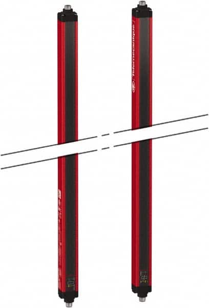 Telemecanique Sensors - 31 Beam, 29.92 Inch Height Protection, 4, 12m Max Sensing, 14 to 131°F, Hand Protection 4, Safety Light Curtain - 24 VDC, Red, Aluminum - Americas Industrial Supply