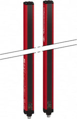 Telemecanique Sensors - 2 Beam, 20.08 Inch Height Protection, 4, 12m Max Sensing, 14 to 131°F, Body Protection 4, Safety Light Curtain - 24 VDC, 19.69 Inch Space Between Beams, Red, Aluminum - Americas Industrial Supply