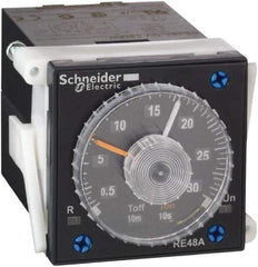 Schneider Electric - 300 hr Delay, Time Delay Relay - 5 Contact Amp, 24 to 240 VAC/VDC at 50/60 Hz - Americas Industrial Supply