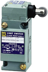 Square D - DPDT, 2NC/2NO, 600 Volt Screw Terminal, Roller Plunger Actuator, General Purpose Limit Switch - 1, 2, 4, 6, 12, 13, 6P NEMA Rating, IP67 IPR Rating - Americas Industrial Supply