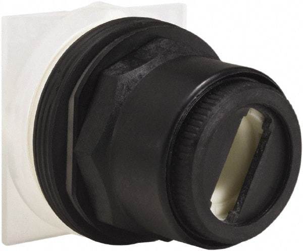 Schneider Electric - 30mm Mount Hole, 3 Position, Selector Switch Only - Momentary (MO), Nonilluminated, without Contact Blocks, Shock and Vibration Resistant - Americas Industrial Supply