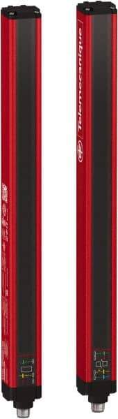 Telemecanique Sensors - 16 Beam, 12.2 Inch Height Protection, 10, 20m Max Sensing, 14 to 131°F, Hand Protection 4, Safety Light Curtain - 24 VDC, Red, Aluminum - Americas Industrial Supply