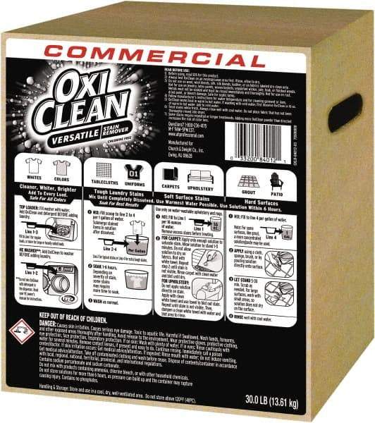Oxi Clean - 30 Lb Powder Laundry Detergent - Regular Scent - Americas Industrial Supply