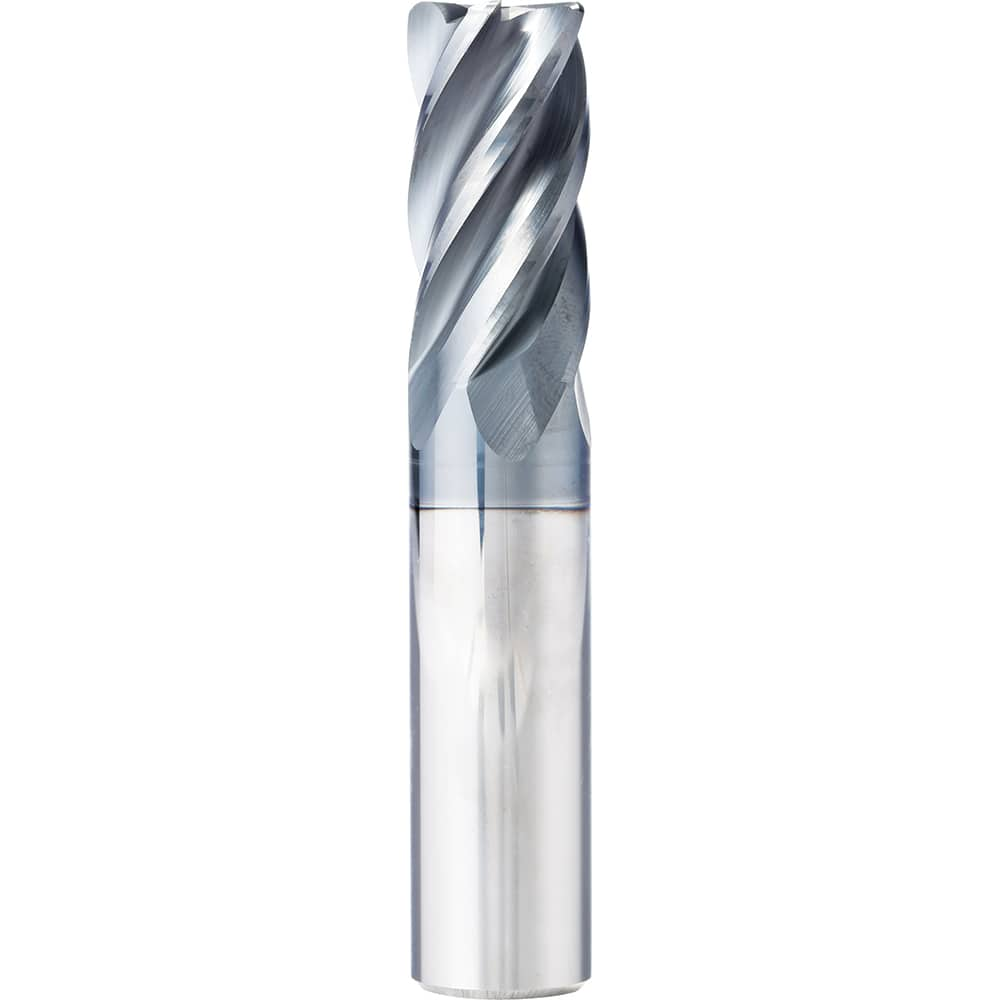 Supermill - 1" Diam 5 Flute Solid Carbide 0.06" Corner Radius End Mill - Americas Industrial Supply