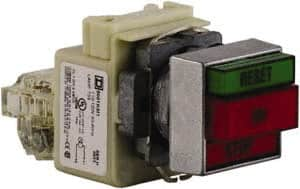 Schneider Electric - Extended Straight Pushbutton Switch Operator - Square Button - Americas Industrial Supply