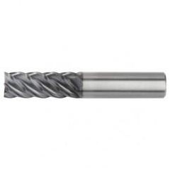 1/4x1/4x3/4x2-1/2 5FL Square Carbide End Mill-Round Shank-AlTiN - Americas Industrial Supply