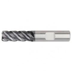 1/4x1/4x3/8x2 .030R 3FL Carbide Roughing End Mill-Round Shank-AlTiN - Americas Industrial Supply