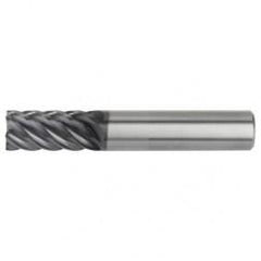 1/2x1/2x1x3 6FL Square Carbide End Mill-Round Shank-AlTiN - Americas Industrial Supply