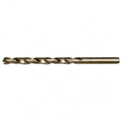 #13 RHS / RHC HSS-CO 8% (M42) 135 Degree Split Point Cobalt Heavy Duty Jobber Length Drill - Straw / Gold Oxide - Americas Industrial Supply