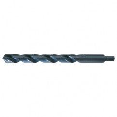 #24 RHS / RHC HSS 118 Degree Radial Point Automotive Tanged Shank Drill - Steam Oxide - Americas Industrial Supply