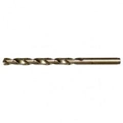 #49 RHS / RHC HSS-CO 8% (M42) 135 Degree Split Point NAS907 Type J Cobalt Heavy Duty Jobber Drill - Straw / Gold Oxide - Americas Industrial Supply