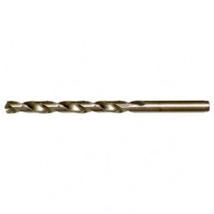 #35 RHS / RHC HSS-CO 8% (M42) 135 Degree Split Point NAS907 Type J Cobalt Heavy Duty Jobber Drill - Straw / Gold Oxide - Americas Industrial Supply