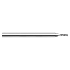 ‎Variable Helix End Mills for Aluminum Alloys - 0.2500″ (1/4″) Cutter Diameter × 0.0100″ Radius × 1.2500″ (1-1/4″) Length of Cut Carbide Corner Radius End Mill for Aluminum Alloys, 3 Flutes