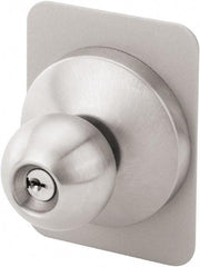 Falcon - Aluminum Finish, Steel Knob Trim - Nonhanded, For Falcon - Americas Industrial Supply