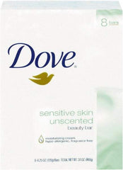 Dove - 4.5 oz Box Bar Soap - White, Unscented - Americas Industrial Supply