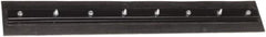 Harper Brush - 30" Rubber Blade Floor Squeegee - Double Edge, Black, Steel Holder - Americas Industrial Supply