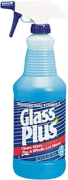 Glass Plus - 32 oz Spray Bottle Floral Glass Cleaner - Use on Glass - Americas Industrial Supply