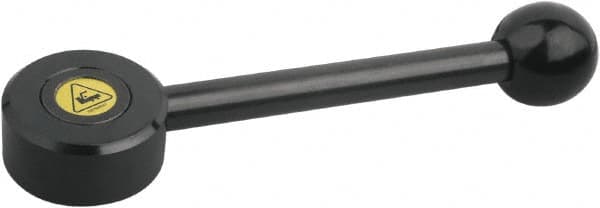 KIPP - M8, Steel Threaded Hole Adjustable Clamping Handle - 118.5mm OAL, 23mm High - Americas Industrial Supply