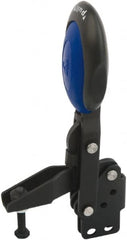 KIPP - Vertical Handle, Manual Hold Down Toggle Clamp - U-Bar, Straight Base, Nitride/Oxide Finish, Steel - Americas Industrial Supply