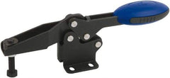 KIPP - Horizontal Handle, Manual Hold Down Toggle Clamp - U-Bar, Flanged Base, Nitride/Oxide Finish, Steel - Americas Industrial Supply