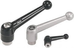 KIPP - 5/16-18, Zinc Threaded Hole Adjustable Clamping Handle - 73mm OAL, 49.5mm High - Americas Industrial Supply