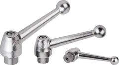 KIPP - M16, Steel Threaded Hole Adjustable Clamping Handle - 153.5mm OAL, 78mm High - Americas Industrial Supply